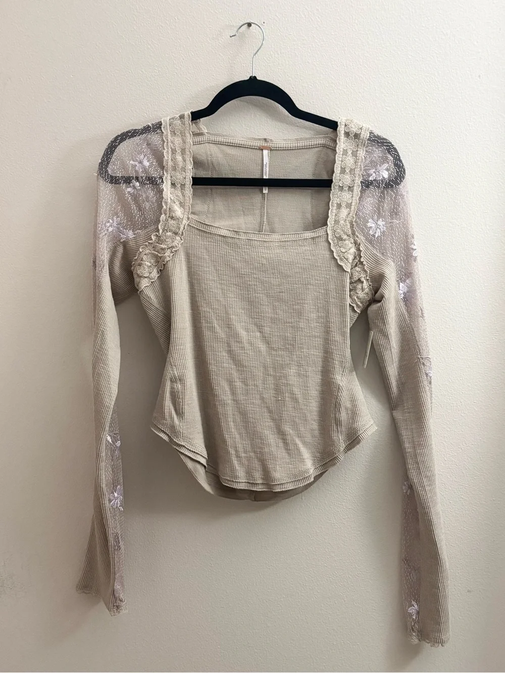NWT Free People x Revolve Jolie Top in Cashmere